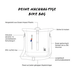 GOT BAG Bike Bag Black -Luxe Tassen image 462