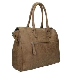 Wimona Fabiana Dames Laptoptas Taupe -Luxe Tassen image 582