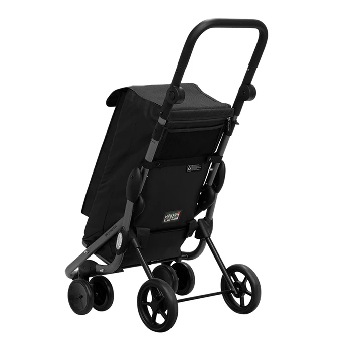Playmarket Go Up Premium Boodschappentrolley Zwart 6 Playmarket Go Up Premium Boodschappentrolley Zwart - Afbeelding 4