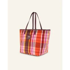 Oilily Sia Shopper Check Bach Chocolate -Luxe Tassen image 89
