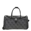 Guess Berta Wheeled Duffel Coal Logo -Luxe Tassen image 918