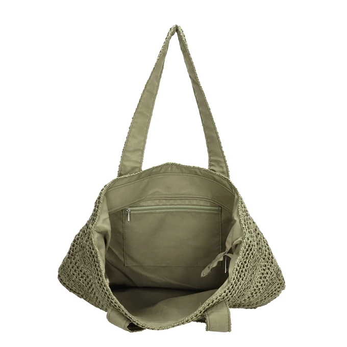 PE Florence Natural Life Summer Shopper Olijf Groen 7 PE Florence Natural Life Summer Shopper Olijf Groen - Afbeelding 5